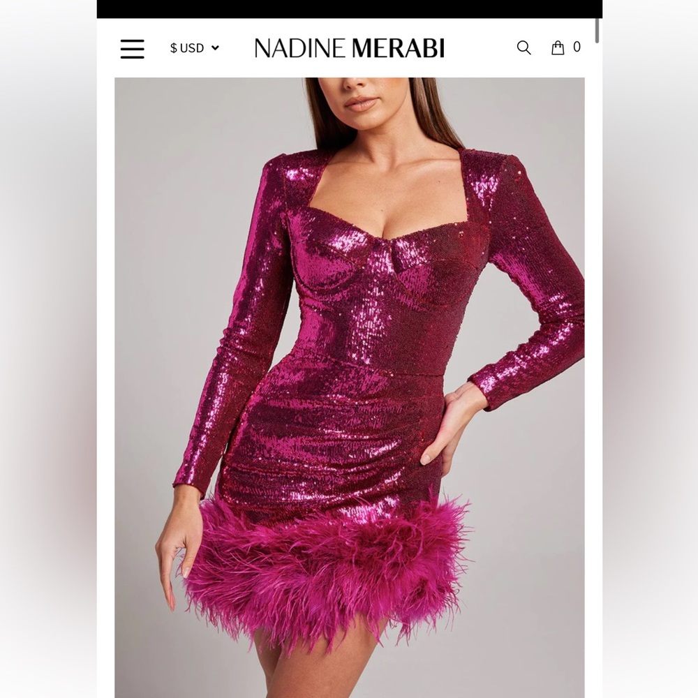 NADINE MERABI dress.